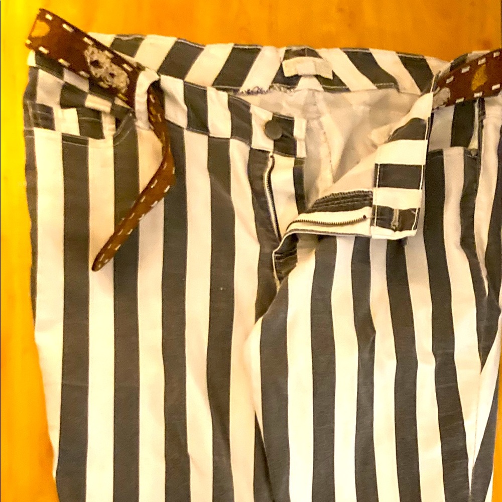 Forever 21 size 18 striped pants. Kind of Rock n Roll